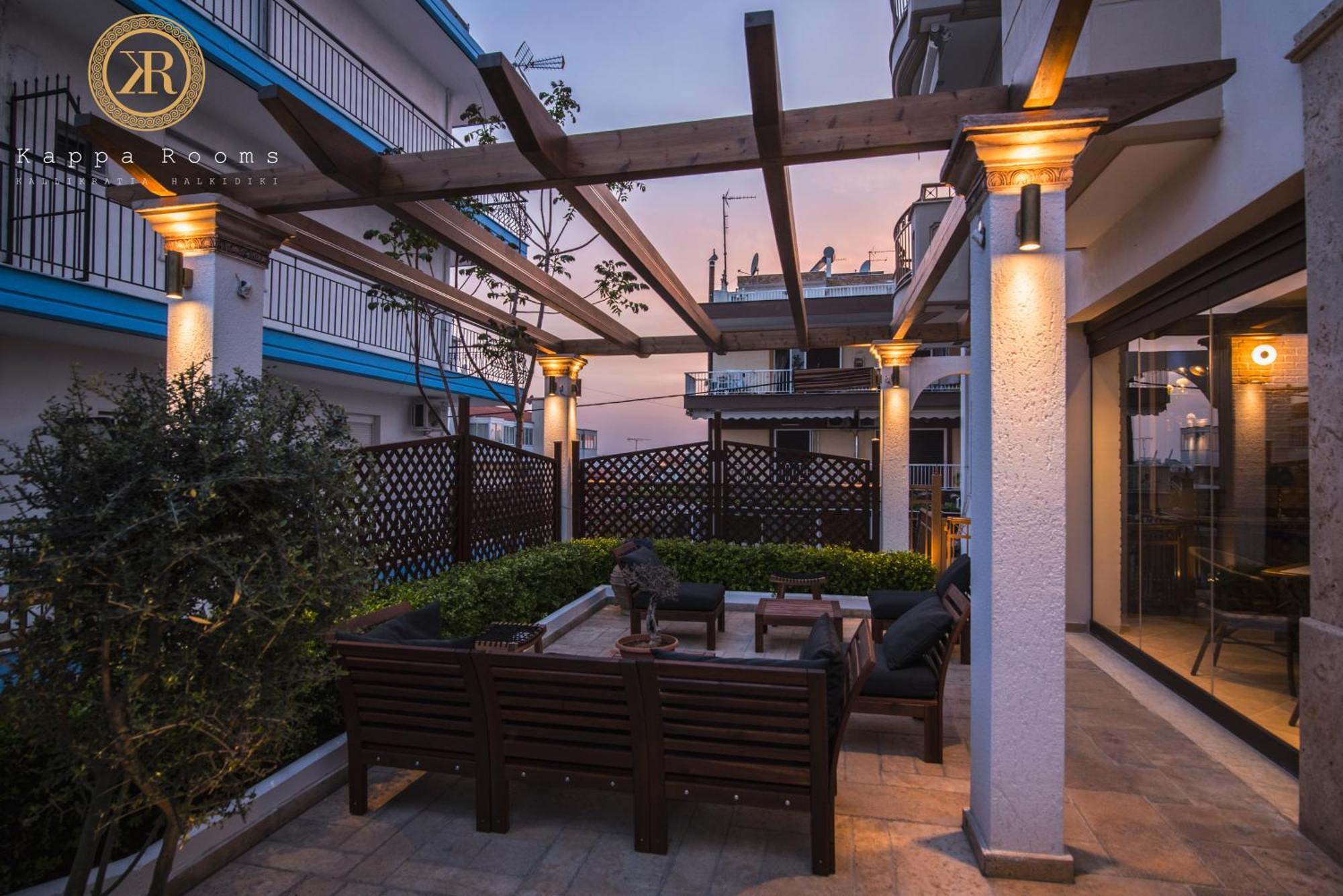 Kappa Rooms Boutique Hotel Nea Kallikrateia ภายนอก รูปภาพ